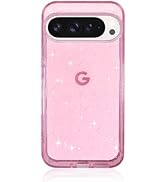 Tuokiou for Google Pixel 10 Pro XL Case Clear Luxury Crystal Glitter Bling Sparkly Transparent Pr...