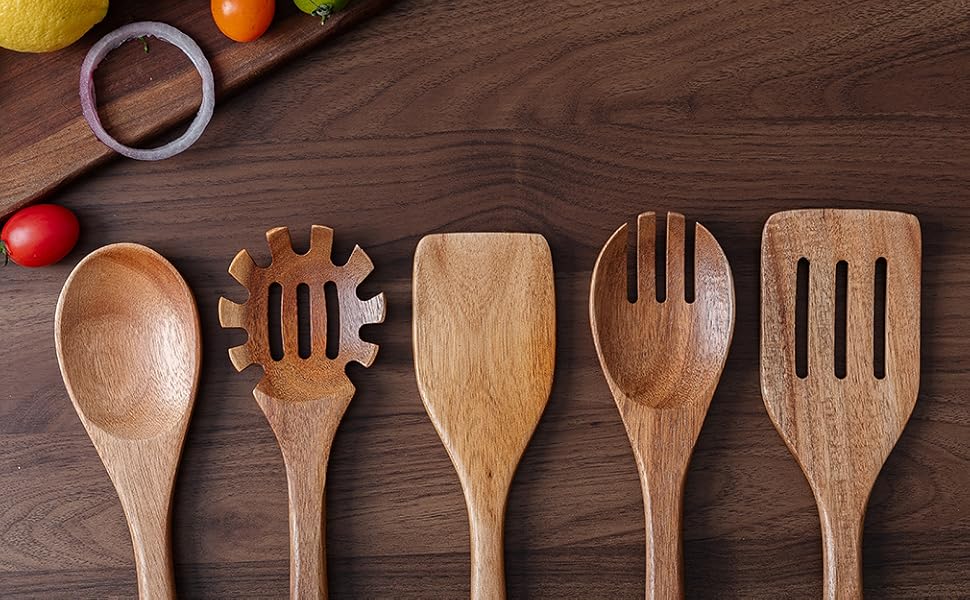 wood utensils for cooking