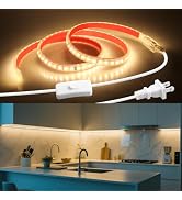 Samsion AC 110V LED Under Cabinet Strip Light for Kitchen