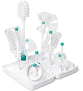 Termichy Travel Baby Bottle Drying Rack with Bottle Brush, Compact Size with Large Capacity for W...