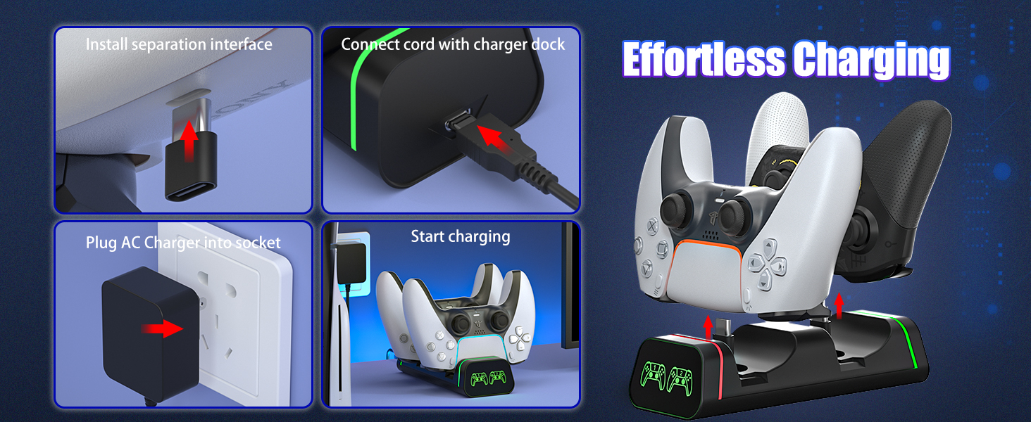 PlayStation 5 controller charger dock