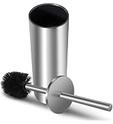 Stainless Steel Toilet Brush with Holder Set for Bathroom Storage and Organization Toilet Bowl Cl...