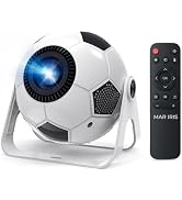 MAR IRIS Mini Projector with WiFi and Bluetooth, Portable Projector 4K Support, Android 11, 360 R...