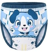 Littleforbig Soft Silky Underwear Comfortable Washable Reusable Adult Training Pants - Little Blue
