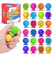 Sensory Fidget Toys for Kids Adults: 24 Pack Textured Sensory Toys for Autism Kids - Quiet Anxiet...