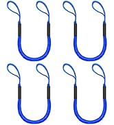 4ft Boat Ropes for Docking with Loops – Heavy-Duty Bungee Dock Lines for Boats, Jet Skis, Kayaks ...