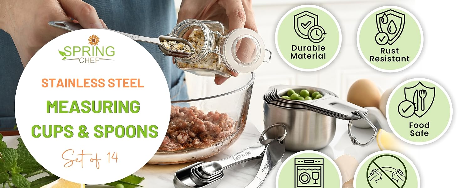 Magnetic Measuring Cups & Spoons