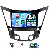 2G+64G for Hyundai Sonata 2010-2015 Radio Android 13 Car Stereo Wireless Apple CarPlay Android Au...