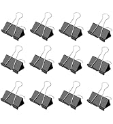 Ufmarine Small Binder Clips 1 Inch Length for Office (64 Pcs)