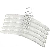 Padded Hangers for Women Clothing Satin Hangers Padded Hanger for Sweaters Non Slip Padded Clothe...