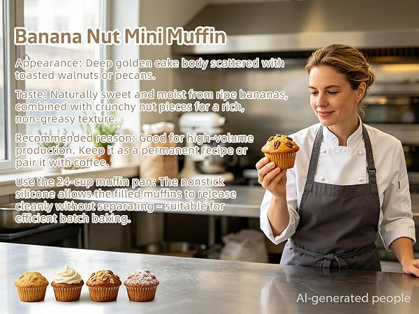 Banana Nut Mini Muffin