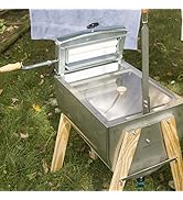 Lehman's Own Laundry Agitator Hand Washer Tub and Wringer with Wooden Legs