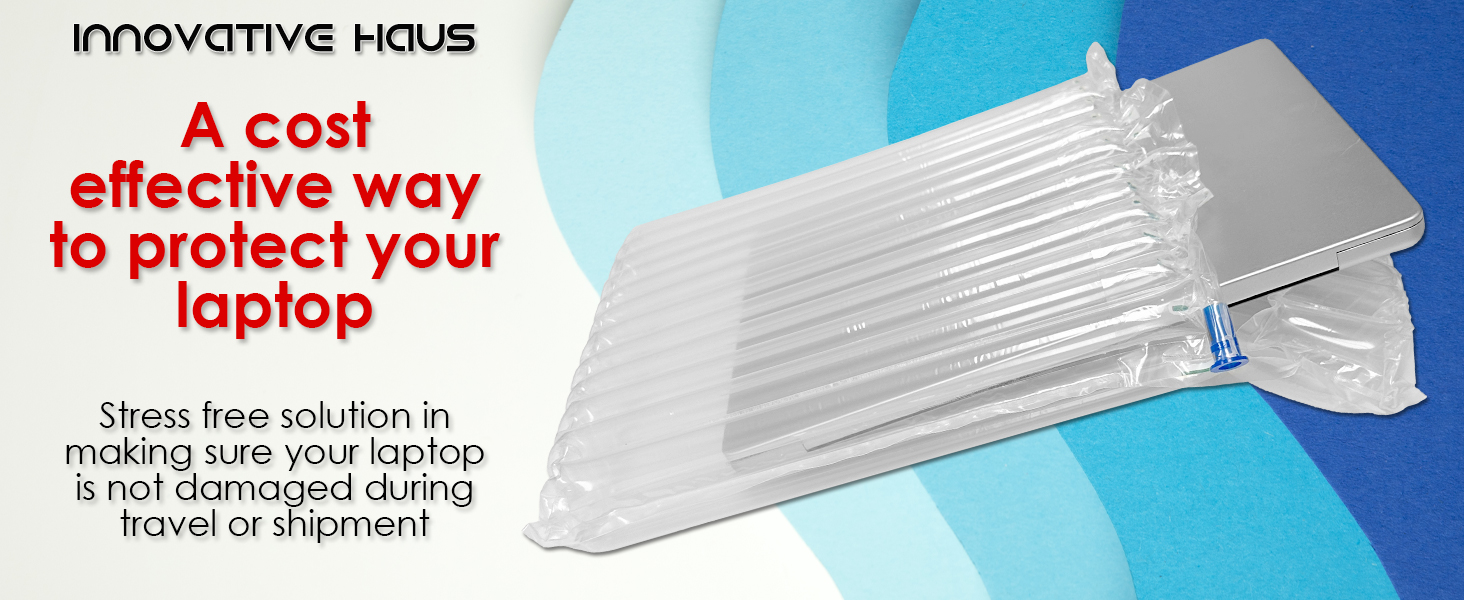 wrap bubble laptop protective computer packaging ship inflatable air notebook box protector foam