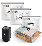 TAILI Vacuum Storage Bags with Rechargeable Electric Pump, 10 Pack (4M+4L+2XL), Vacuum Seal Bags ...