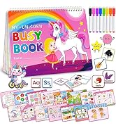 Montessori Busy Book for Toddlers 3-4, Preschool Learning Activities Books, 30 Themes Kindergarte...