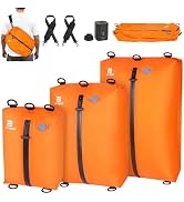 ESCRODOI 3 Pack Vacuum Bags for Travel with Pump, 3-Size Set Reusable Vacuum Compression Bags for...