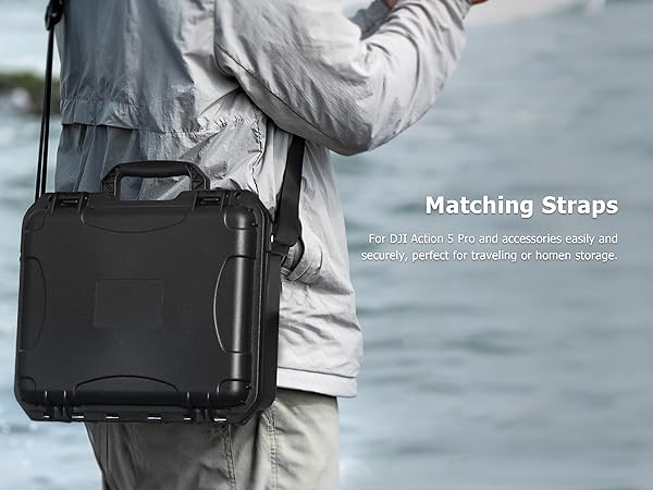 Osmo Action 5 Pro Hard waterproof Case tavel Bag for dji action 5 4 3 accessories