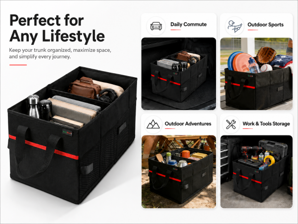 car grocery organizer foldable