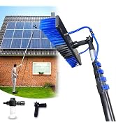BSFRNF 20FT Solar Panel Cleaning Kit with Telescopic Pole & Soap Dispenser, Water Fed Solar Panel...