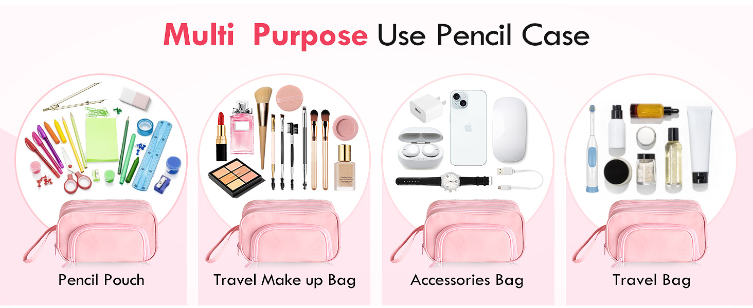 pencil case-pink