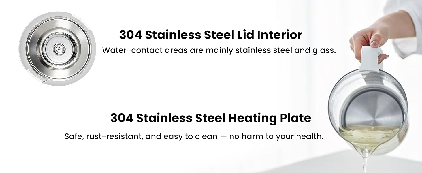 304 Stainless Steel Lid Interior