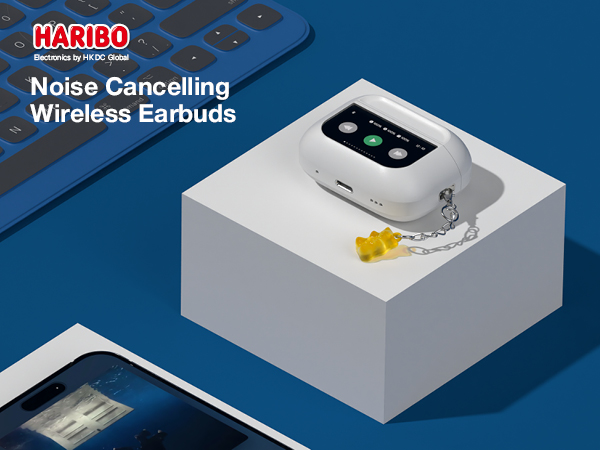 Haribo LCD Touch Screen Noise Cancelling Earbuds