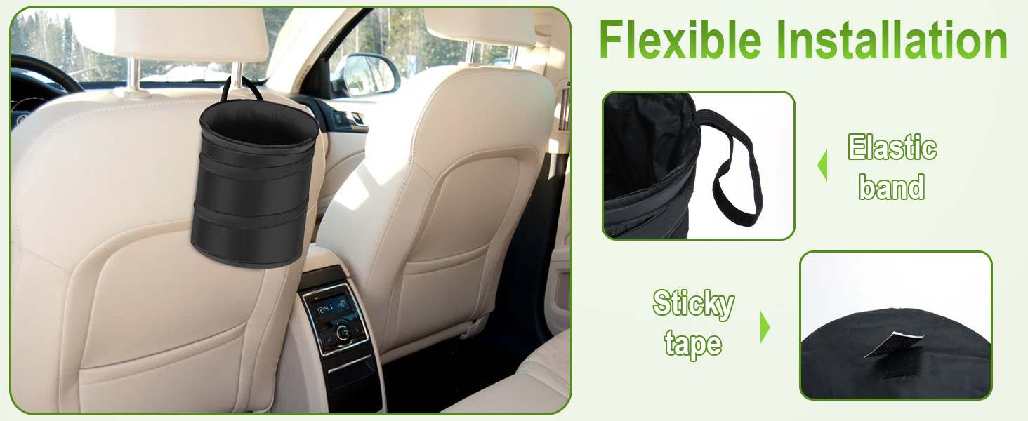 2 PCS Car Trash Can