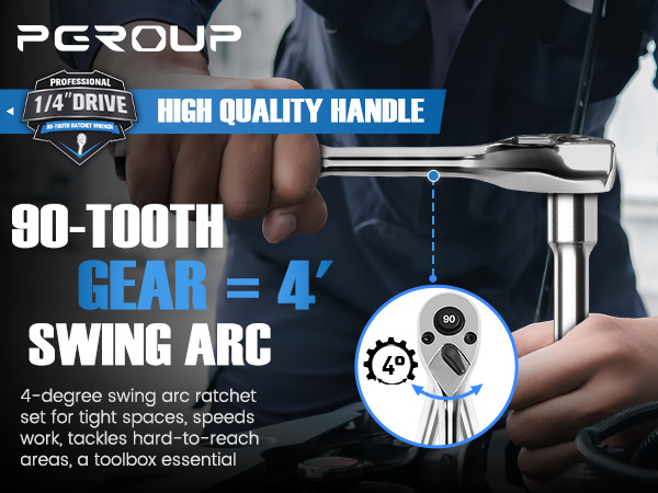 1/4-Inch Drive Ratchet Wrench