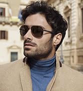 ZENOTTIC Polarized Aviator Sunglasses for Men Carbon Fiber Temple Pilot Sun Glasses Mirrored