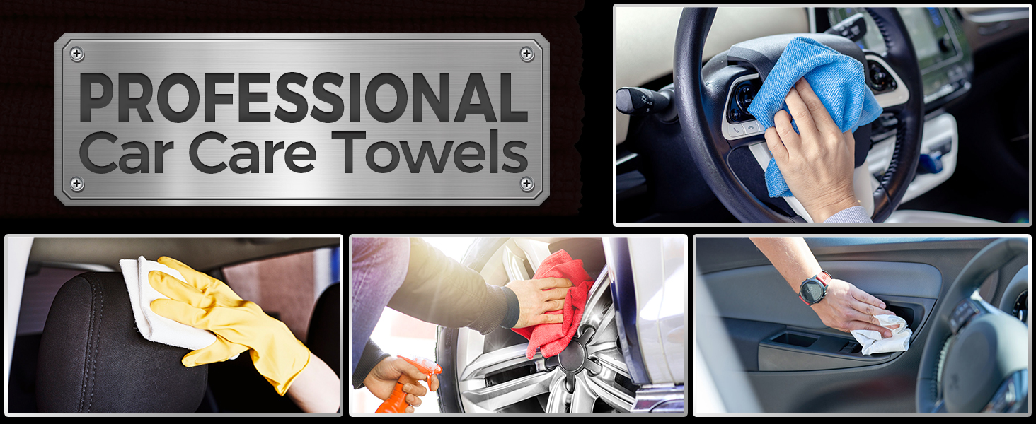 car cleaning towels