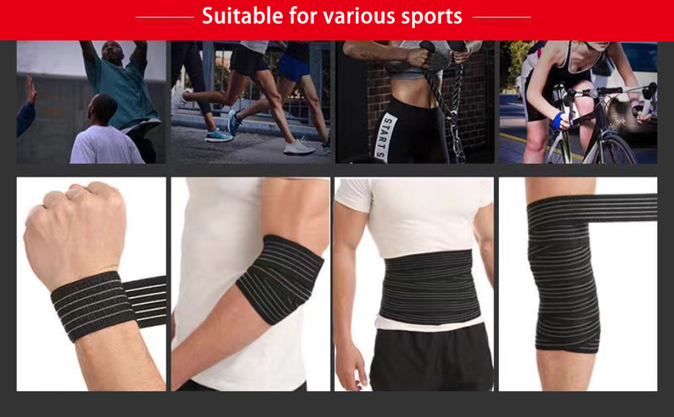 Ultra long elastic knee pads