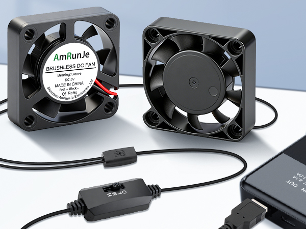 usb 40mm fan adjustable variable speed controller 5v for cpu computer playstation pc case xbox