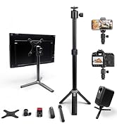 Kado Metal Portable Monitor Stand Tripod, 100x100mm 75x75mm Wall/Arm Mount Adapater Bracket Plate...