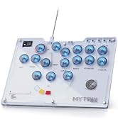 Mytrix Arcade Stick for Haute42 16Keys All-Button Leverless Controller for PC/PS4/PS3/Switch/Stea...