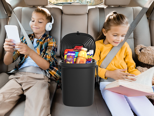 trash can for car