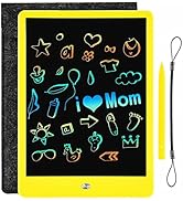 Sketch Pads for Drawing Kids, LEYAOYAO LCD Writing Tablet with Protect Bag Etch a Pads,Colourful ...