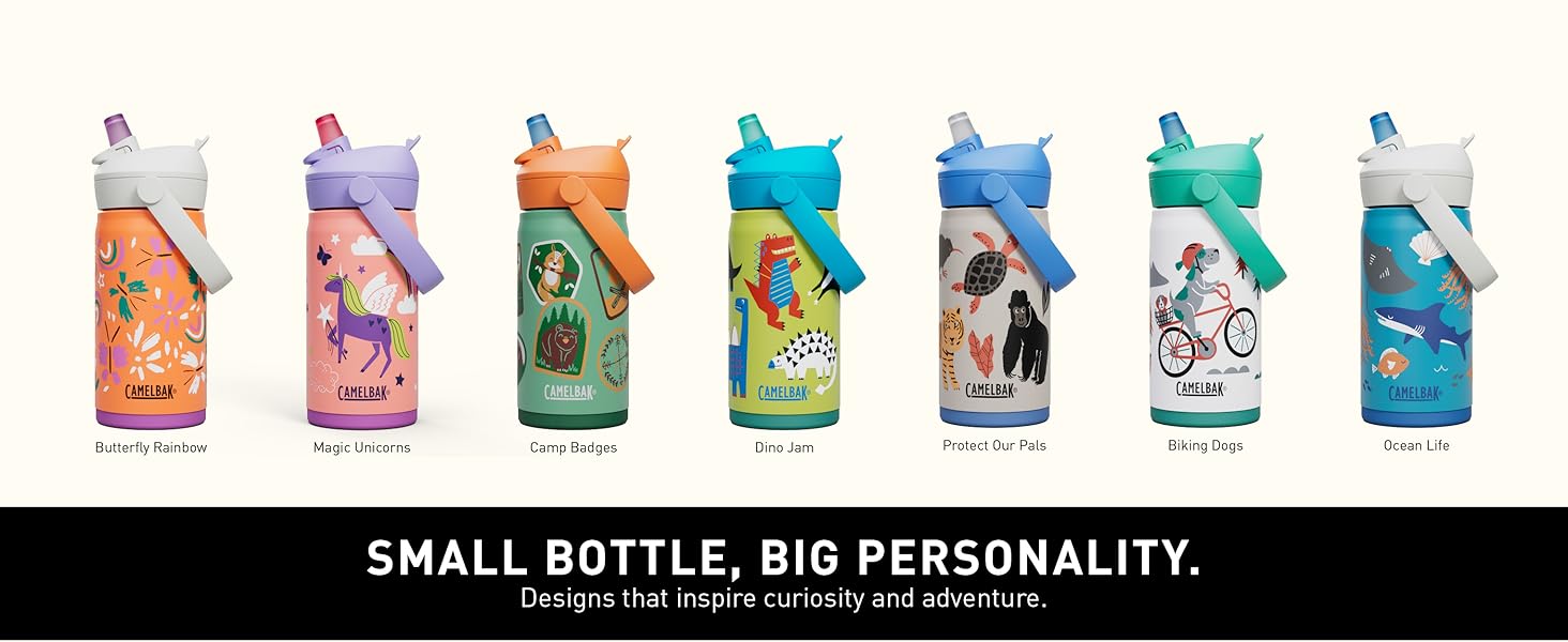 Thrive Flip Straw Kids Stainless Water Bottle Collection