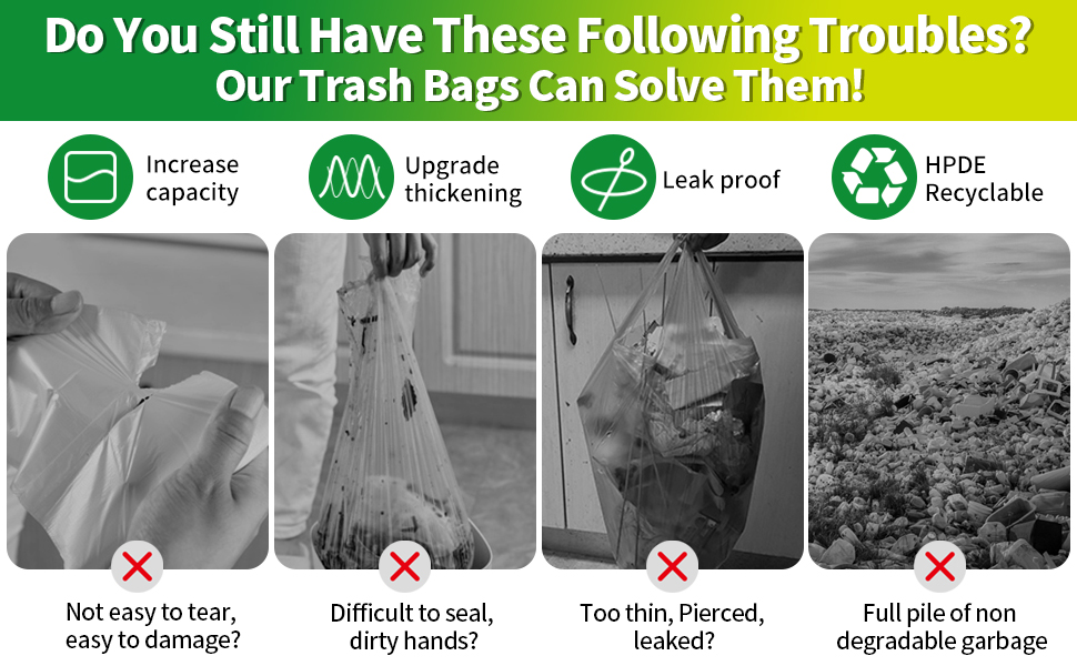 small drawstring trash bags