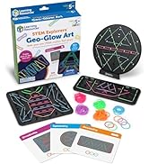 Learning Resources STEM Explorers Geo-Glow Art Kit - Glow in The Dark Toys, Kids Art Display, Hom...