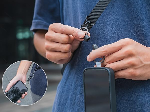 quick disconnect keychain for phone