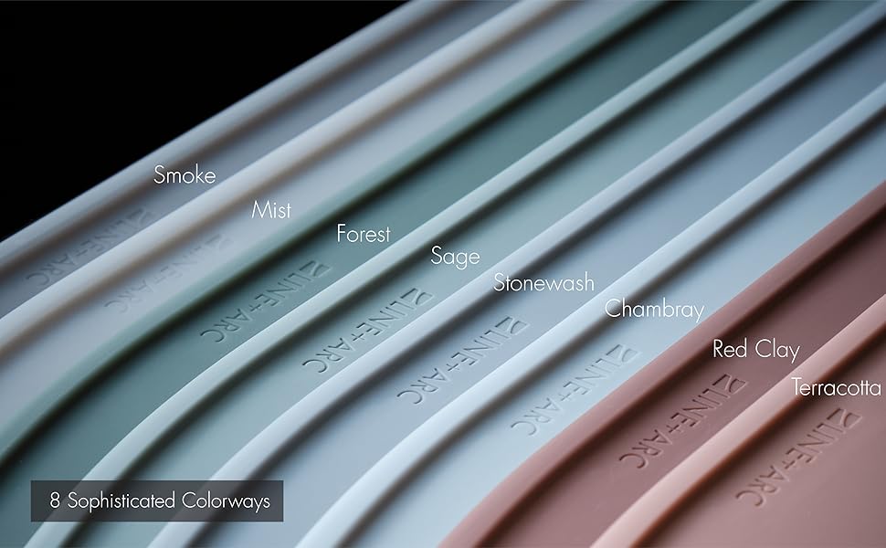 8 Sophisticated Colorways: Smoke, Mist, Forest, Sage, Stonewash, Chambray, Red Clay, Terracotta