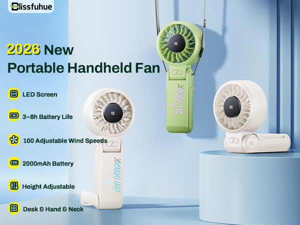Portable handheld mini fan