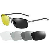 YIMI Polarized Photochromic Outdoor Sports Driving Sunglasses for Men Women AntiGlareEyewear Ultr...