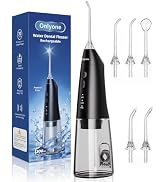 Onlyone Portable Water Flosser with 3 Settings, 5 Tips for Daily Oral Care | Rechargeable Cordles...
