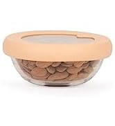 Food Huggers Replacement Lids for Glass Storage Containers | Silicone & Glass Lids that Don’t Cra...