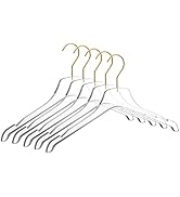Quality Acrylic Clear Hangers, 20 Pack Clear Lucite Acrylic for a Luxurious Look and Feel with Sw...