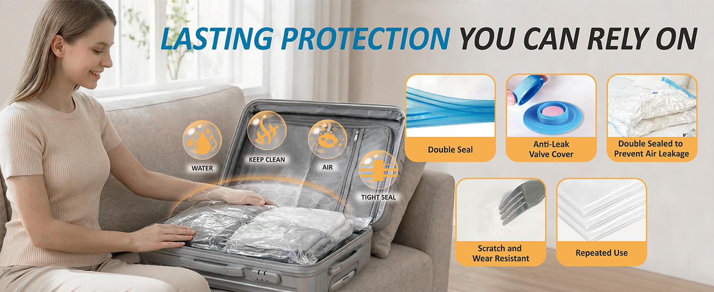 clothing vacuum storage bags