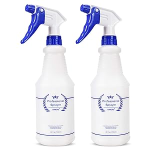 Plastic Spray Bottles 24 Oz Bealee for Cleaning Solutions