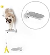 SVD.PET (3-Pack) Cat Wall Steps, Cat Climbing Stairs with Replaceable Felt Pad, Cat Climbing Shel...