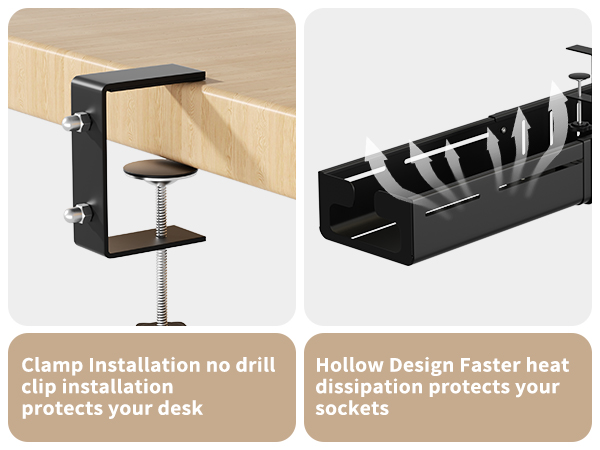 under table cable management